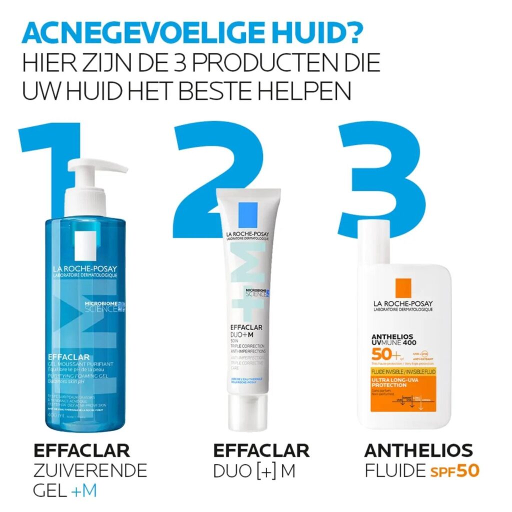 complete anti acne routine van la roche posay